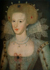 Anne de Danemark 1574-1619, reine consort du roi Jacques Ier, 17ème siècle