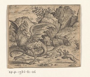Fable du basilic et de la belette - Marcus Gheeraerts (I)