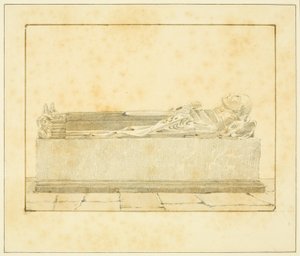 Tombe de Canynges en tant que doyen de Westbury à St Mary Redcliffe - Marcus H. Homes