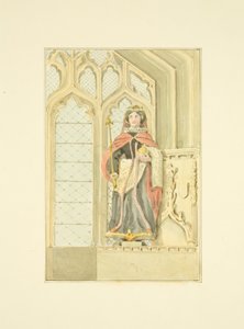 Figure de la reine Elizabeth dans la chapelle de St Mary Redcliffe