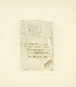 Pierre tombale du cuisinier de Canynges - Marcus H. Homes