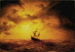 Marcus Larson - Tempête en mer