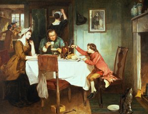 Le jeune James Watt jouant avec la vapeur