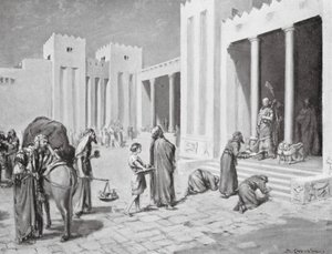 Un prince hittite en Syrie (lithographie)