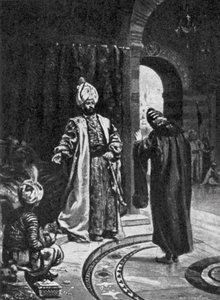 Joseph Nasi devant Selim (litho) - Margaret (after) Dovaston
