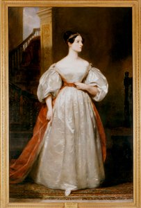 Comtesse Augusta Ada Lovelace 1815-1852, mathématicienne et écrivaine anglaise - Margaret Carpenter