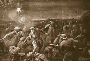 Le capitaine temporaire A.C.T. White menant une contre-attaque et chassant l