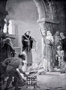 Le jugement des neuf socs de charrue, illustration tirée de "L