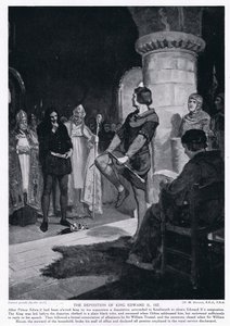 La déposition du roi Édouard II AD1327 - Margaret Dovaston