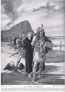 Le pillage de Lindisfarne AD793 - Margaret Dovaston