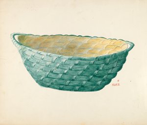 Panier de travail fait main - Margaret Stottlemeyer