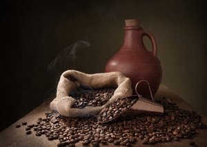 Grains de café aromatiques