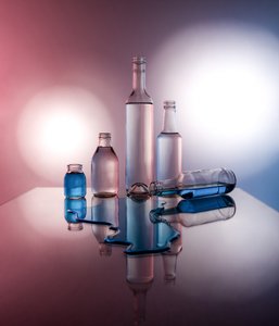 Reflets bleus