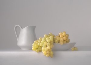 Nature morte aux raisins frais - Margareth Perfoncio
