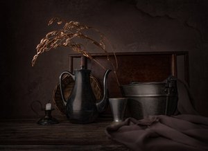 Nature morte rustique et mélancolique - Margareth Perfoncio