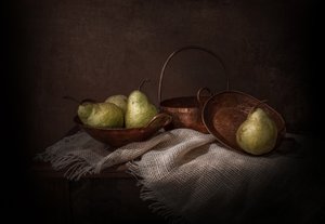 Poires rustiques en cuivre - Margareth Perfoncio