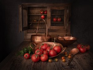 Tomates au cuivre rustique - Margareth Perfoncio