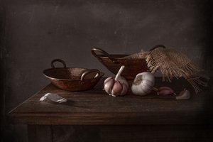 Nature morte rustique à l