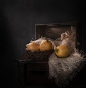 Nature morte rustique au citron - Margareth Perfoncio