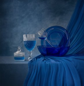 Nature morte bleu saphir - Margareth Perfoncio