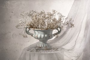 Nature morte florale style shabby chic