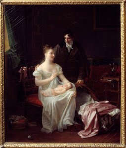 Époux heureux Une jeune famille bourgeoise du Premier Empire