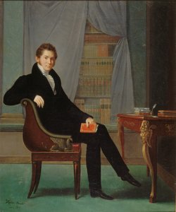 Portrait de Jacques-François Ancelot 1794-1854, 1819 - Marguerite Louise Virginie Ancelot