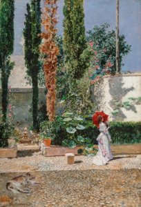 Le jardin de la résidence Fortuny