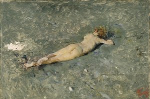 Nu sur la plage de Portici