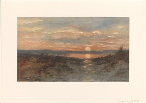 Paysage avec coucher de soleil - Maria Bilders van Bosse