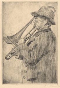 Tromboniste - Maria Hubrecht (signed by artist)