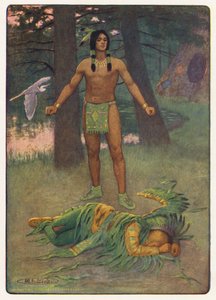 Illustration pour Hiawatha par Longfellow - Maria Louise Kirk