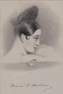 Autoportrait - Maria Malibran Garcia