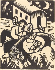 Zingari au repos, 1918 - Maria Uhden