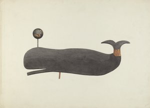 Girouette de baleine, vers 1938 - Marian Page