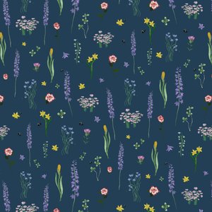 Fleurs du couronnement, bleu, 2023 - Marianna Kulukundis
