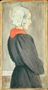 Fille hollandaise, vers 1899