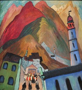 1924 Procession Werefkin près d