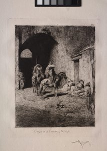 Garde de la Casbah à Tétouan - Mariano Fortuny y Marsal