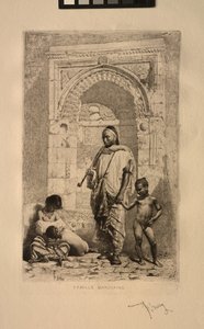 Famille marocaine, 1862 - Mariano José María Bernardo Fortuny y Carbó