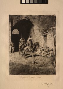 Garde de la Casbah à Tétouan - Mariano Fortuny y Carbó