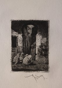 Tanger, Arabes assis - Mariano Fortuny y Carbó