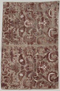Deux panneaux joints de "Velours peint Fortuny" - Mariano Fortuny y Madrazo