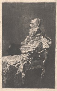 Le Diplomate (aquatinte et eau-forte) - Mariano José María Bernardo Fortuny y Carbó