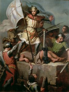 Le comte Bérenger III levant l