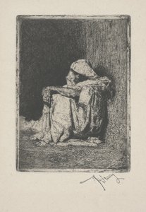 Arabe assis - Mariano José María Bernardo Fortuny y Carbó