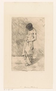 Modèle masculin debout - Mariano José María Bernardo Fortuny y Carbó