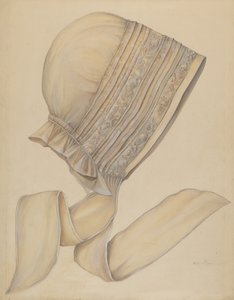 Bonnet de nuit, vers 1939 - Marie Alain