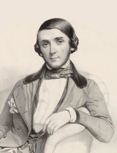 Portrait du pianiste et compositeur Jean-Henri Ravina 1818-1906, vers 1845