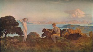 Le Jugement de Paris, vers 1909 - Marie Auguste Emile Rene Menard